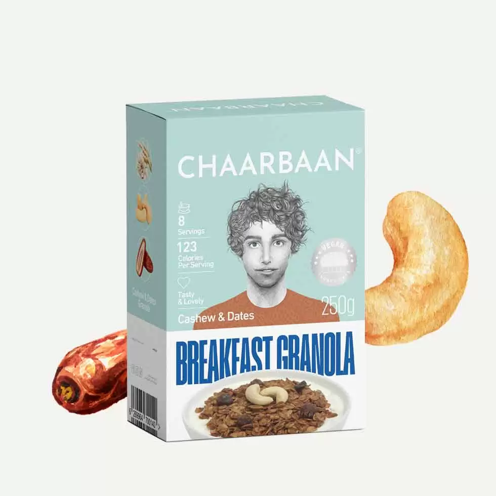 گرانولا وگان چاربان گرانولا وگان چاربان